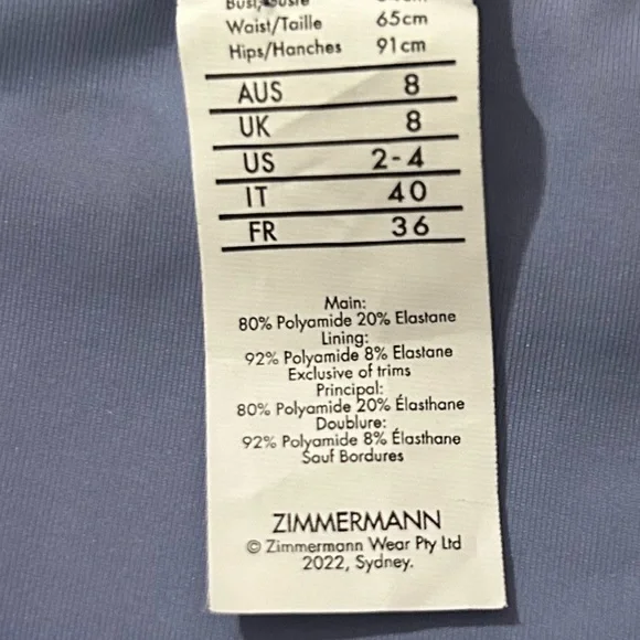 Zimmermann Cira Balconette bottoms ONLY Sz 2-4